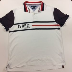 Tommy Hilfiger Men's Large Graphic Polo Striped